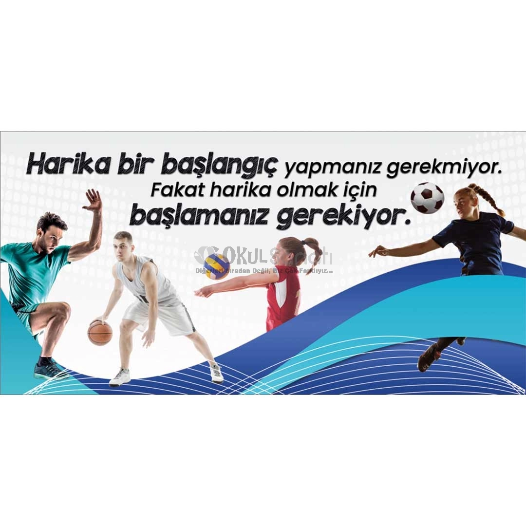 Harika Başlangıç Spor Salonu Okul Posteri
